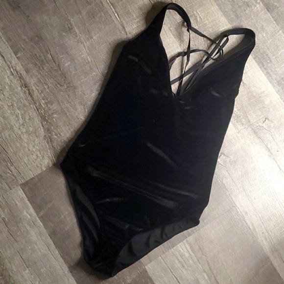 Velvet Bodysuit - Picture 1 of 4